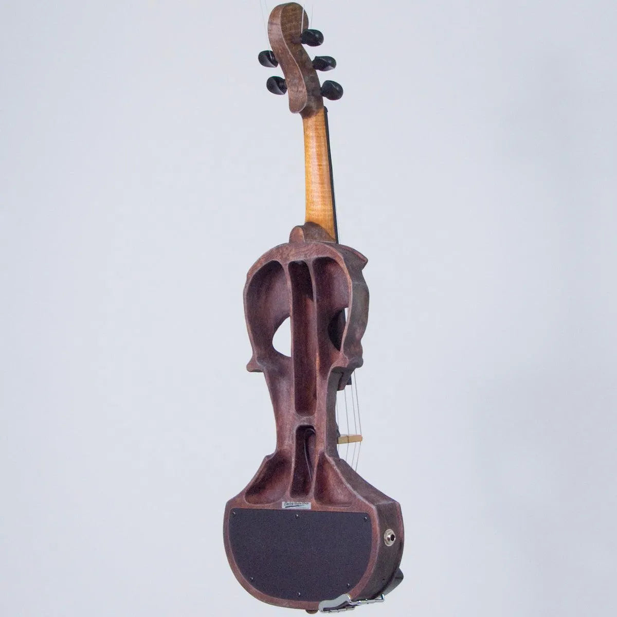 Stratton Skull 5 Standard electric violin, Driftwood - Electric Violin Shop