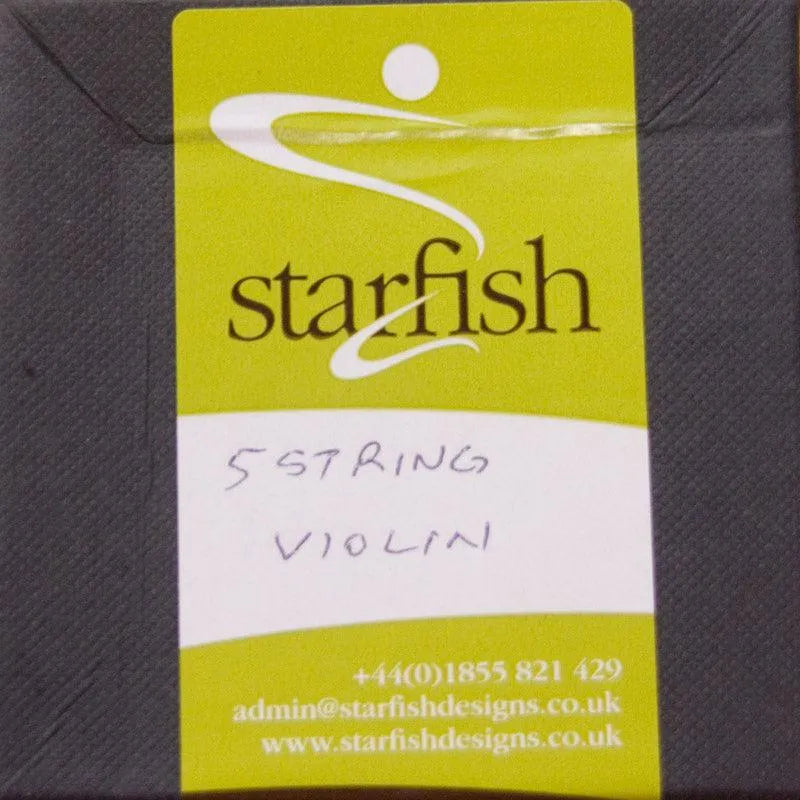 Starfish violin pickup bridge, 5 string - Electric Violin Shop