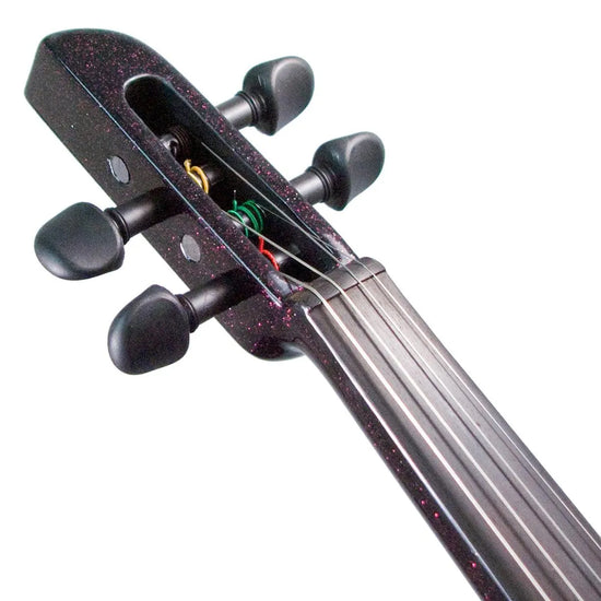 Wood Violins Stingray Pro 4-String Electric Violin, Purple Sparkle Finish - Electric Violin Shop