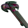 Wood Violins Stingray Pro 5-string electric violin, Purple Lightning custom finish - Electric Violin Shop