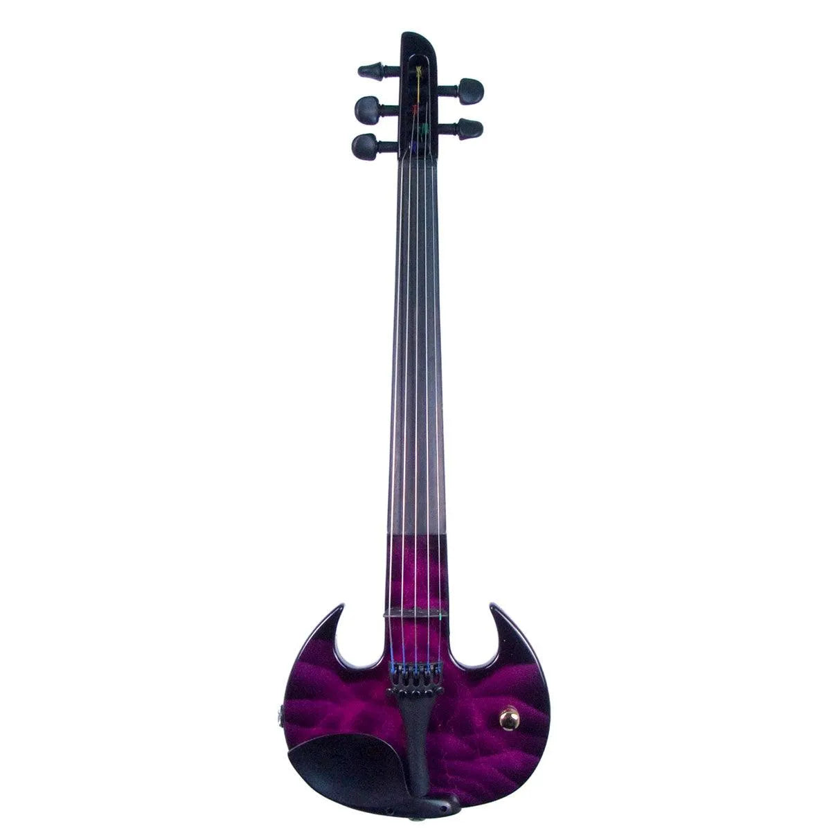 Wood Violins Stingray Pro 5-string electric violin, Purple Lightning custom finish - Electric Violin Shop