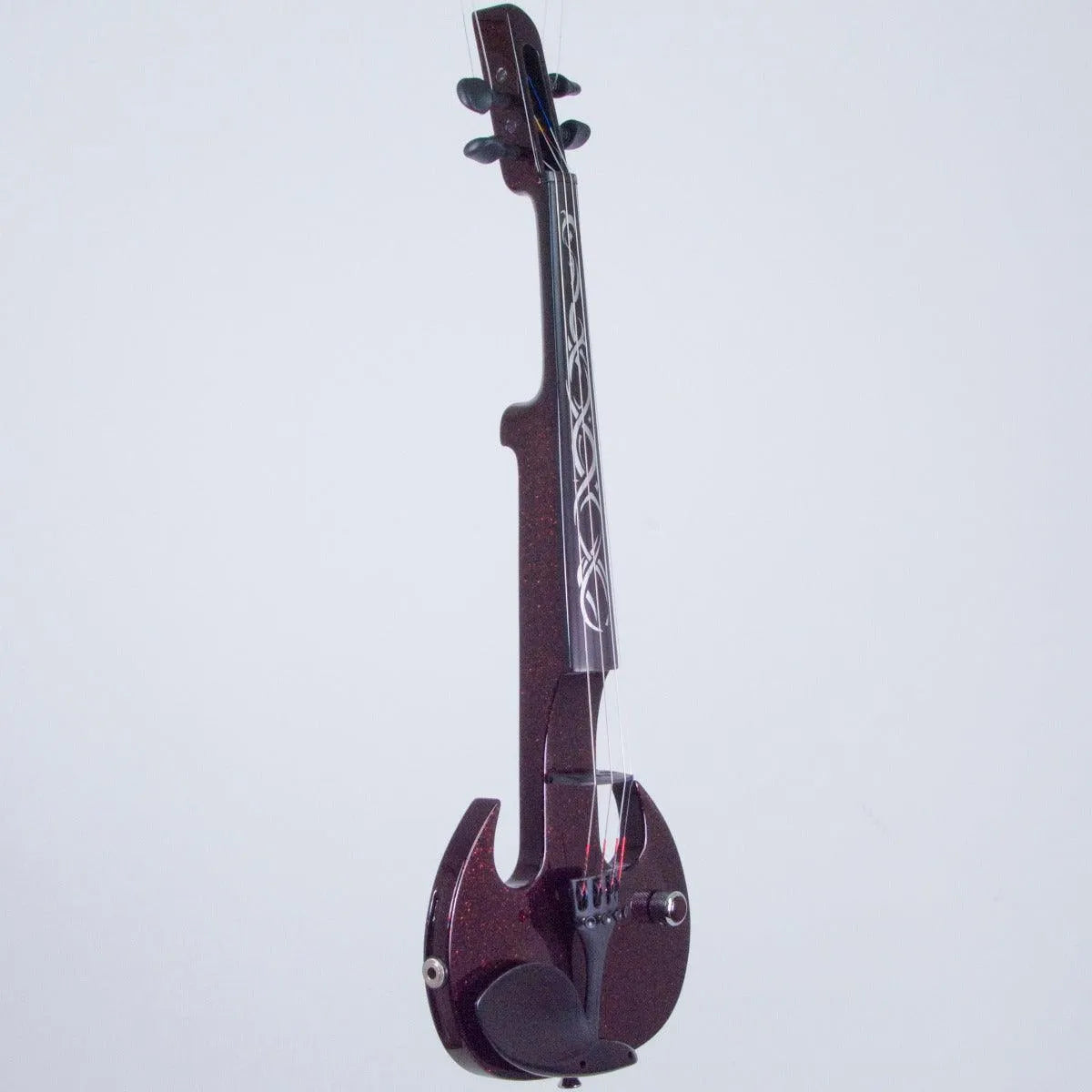 Wood Violins Stingray SVX4 Pro 4-string electric violin, Black Cherry - Electric Violin Shop