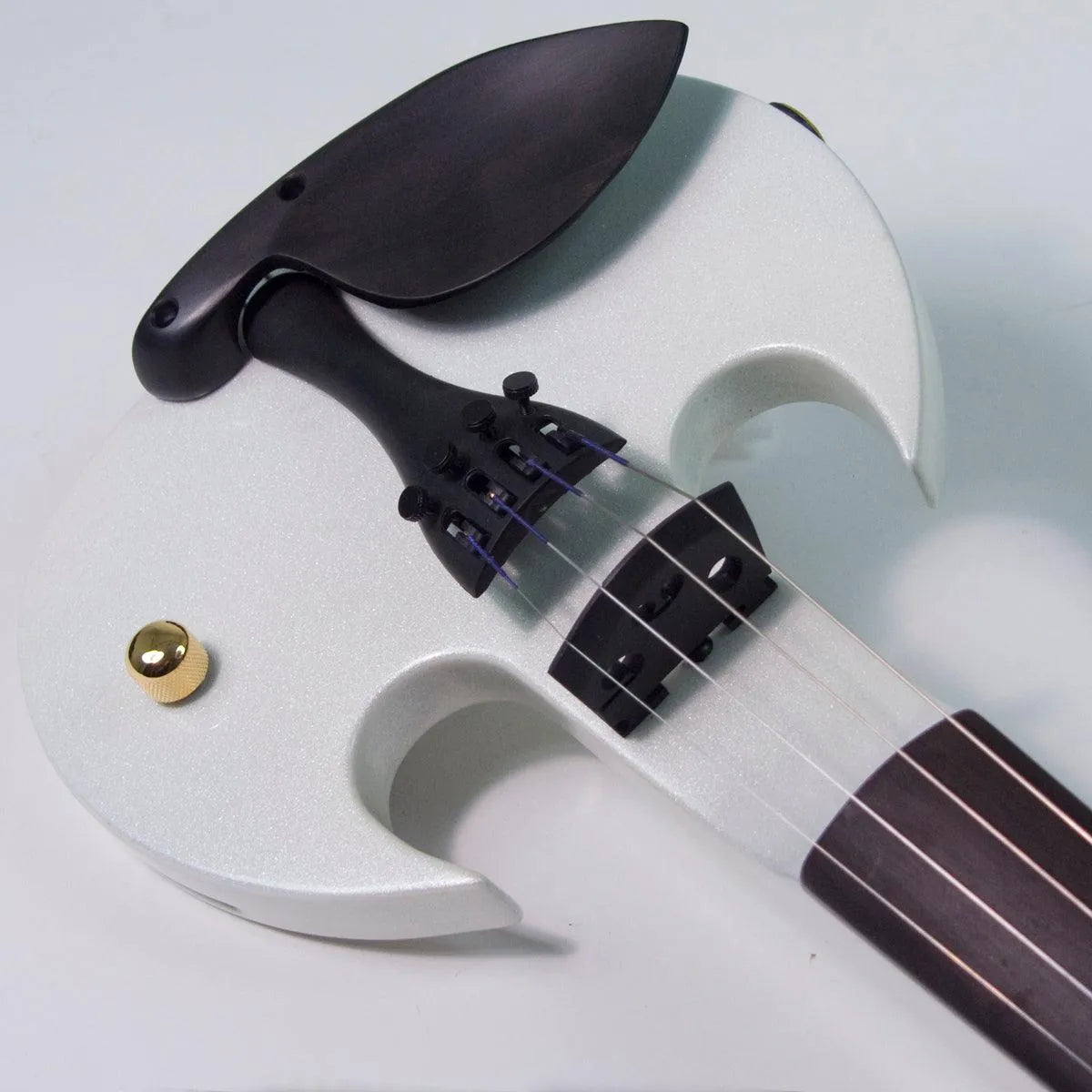 Wood Violins Stingray Pro 4, Pearl White - Electric Violin Shop