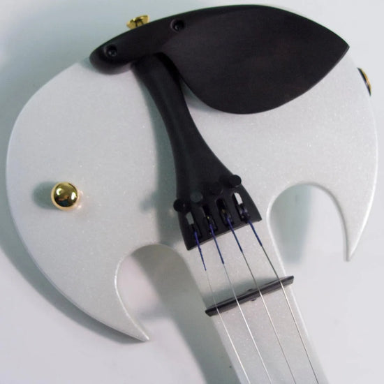 Wood Violins Stingray Pro 4, Pearl White - Electric Violin Shop