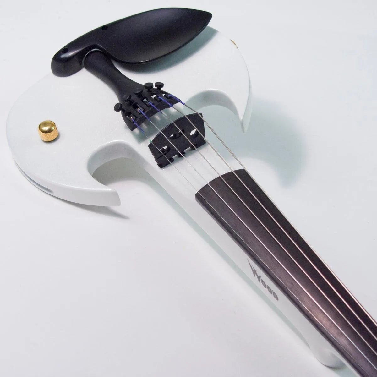 Wood Violins Stingray Pro 5, Arctic Pearl White - Electric Violin Shop