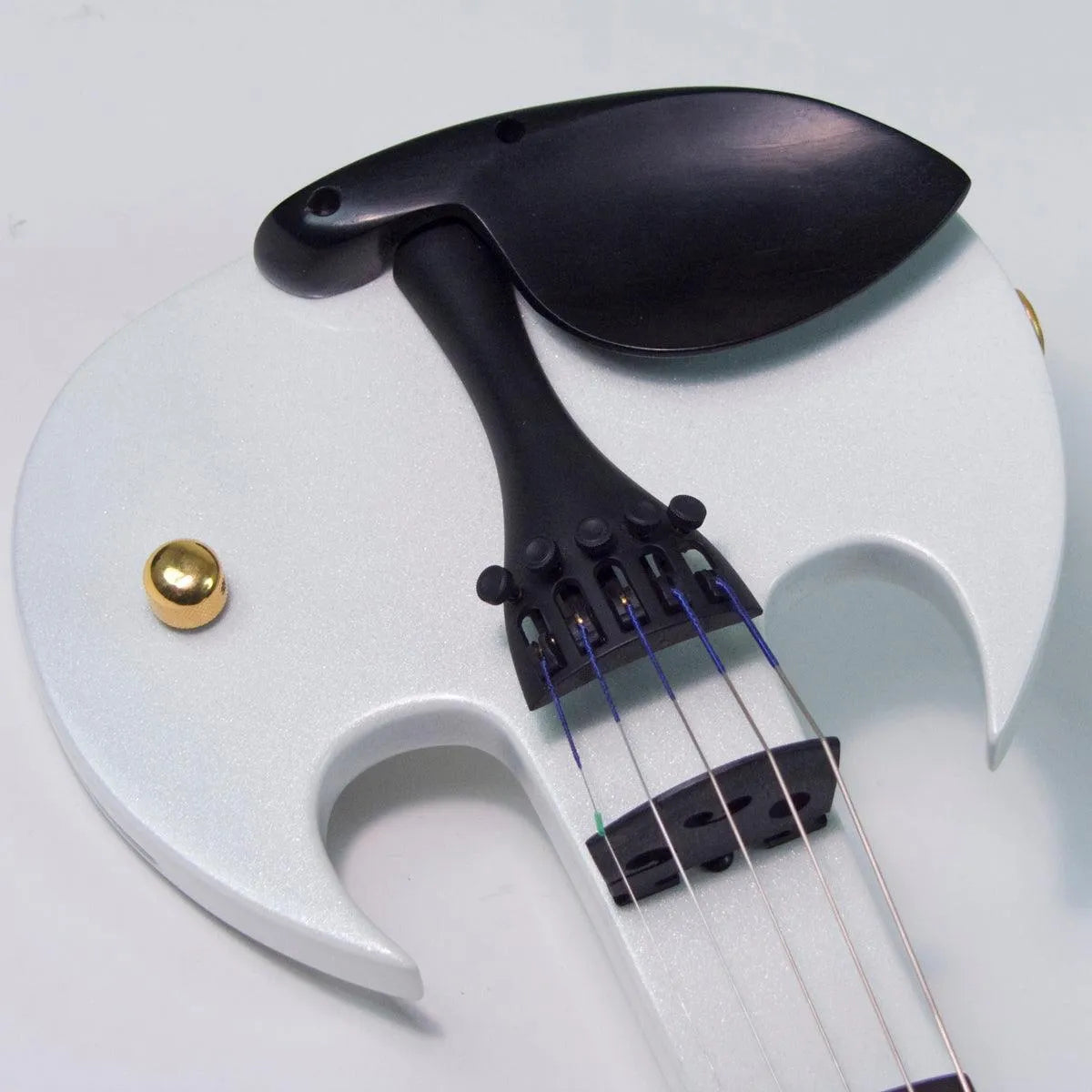 Wood Violins Stingray Pro 5, Arctic Pearl White - Electric Violin Shop