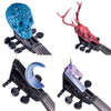 OpenFab Strata 5-String Acoustic-Electric Violin with Starfish Designs pickup and Modular Scroll