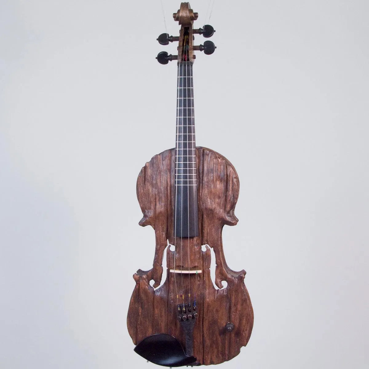 Stratton Gypsy Fretted Electric Violin, with Starfish Designs bridge - Electric Violin Shop