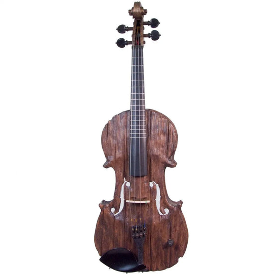 Stratton Gypsy Fretted Electric Violin, with Starfish Designs bridge - Electric Violin Shop