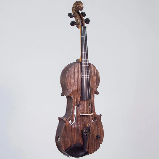 Stratton Gypsy Fretted Electric Violin, with Starfish Designs bridge - Electric Violin Shop