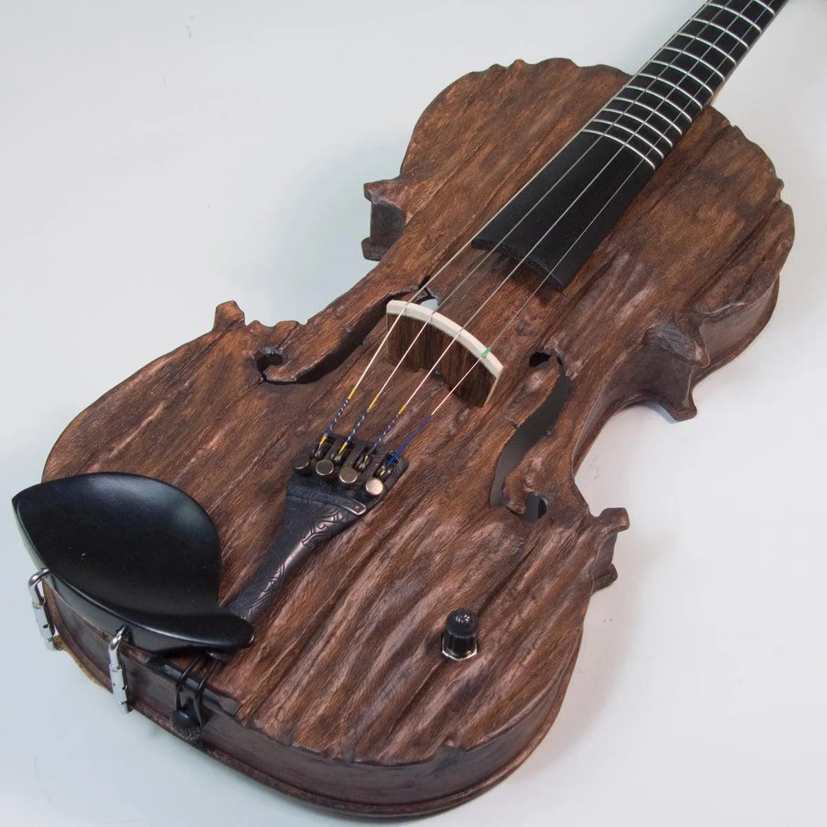 Stratton Gypsy Fretted Electric Violin, with Starfish Designs bridge - Electric Violin Shop