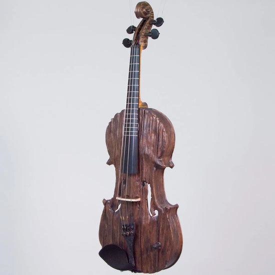 Stratton Gypsy Fretted Electric Violin, with Starfish Designs bridge - Electric Violin Shop