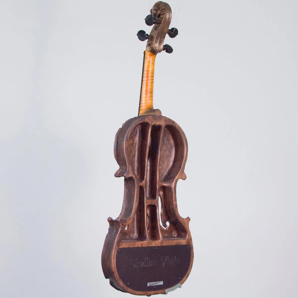 Stratton Gypsy Fretted Electric Violin, with Starfish Designs bridge - Electric Violin Shop