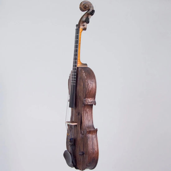 Stratton Gypsy Fretted Electric Violin, with Starfish Designs bridge - Electric Violin Shop