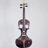 Stratton Skull Standard Fretted Electric Violin, Dark Driftwood - Electric Violin Shop