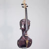 Stratton Skull Standard Fretted Electric Violin, Dark Driftwood - Electric Violin Shop