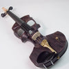 Stratton Skull Standard Fretted Electric Violin, Dark Driftwood - Electric Violin Shop