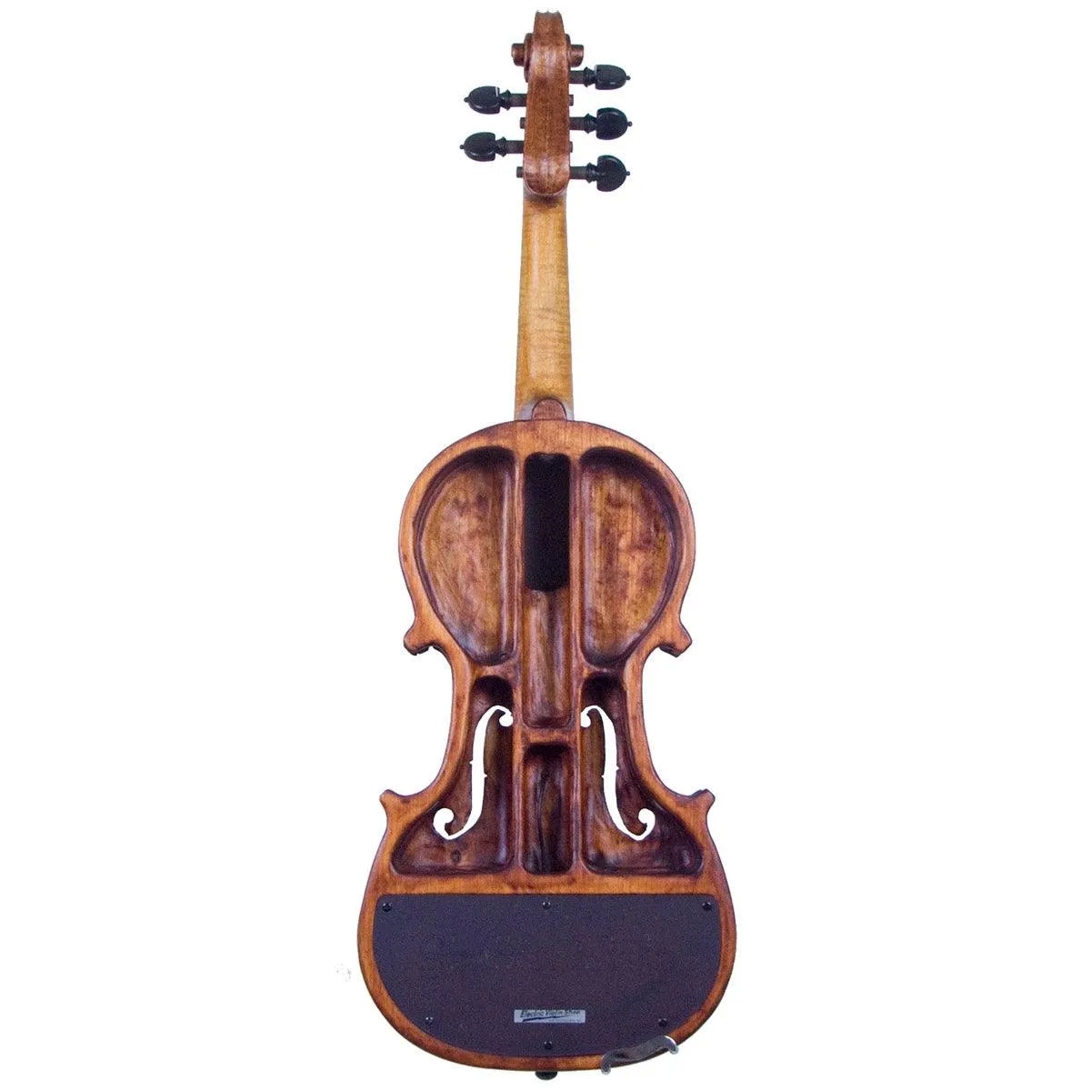 Stratton Gypsy 5-string electric violin, Antiqued Gypsy Finish, with Starfish Designs bridge - Electric Violin Shop