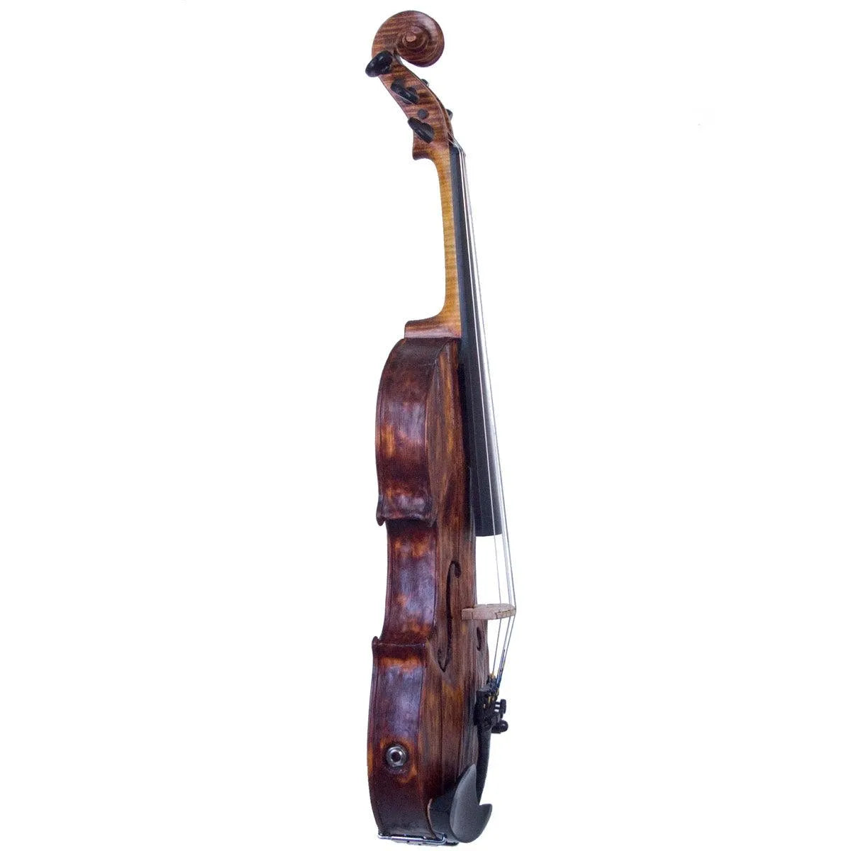 Stratton Gypsy 5-string electric violin, Antiqued Gypsy Finish, with Starfish Designs bridge - Electric Violin Shop