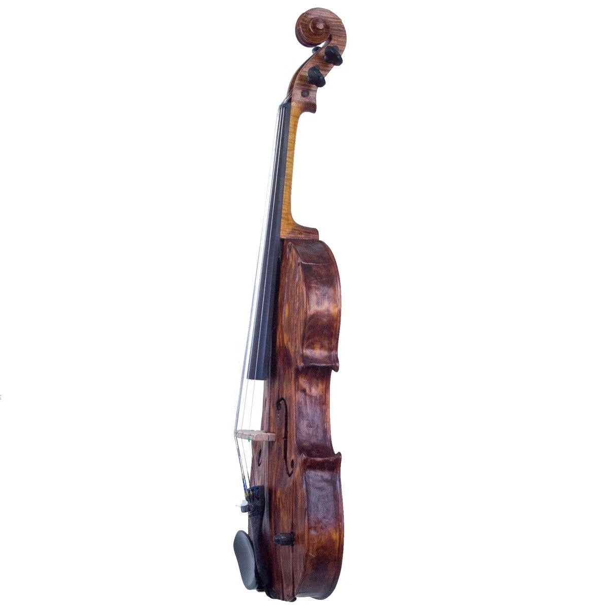 Stratton Gypsy 5-string electric violin, Antiqued Gypsy Finish, with Starfish Designs bridge - Electric Violin Shop