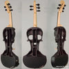 Stratton Skull 5-string Standard Electric Violin, Satin Black - Electric Violin Shop