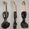 Stratton Skull 5-string Standard Electric Violin, Satin Black - Electric Violin Shop