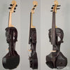 Stratton Skull 5-string Standard Electric Violin, Satin Black - Electric Violin Shop