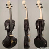 Stratton Skull Standard Electric Violin, Satin Black - Electric Violin Shop