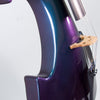 Violonchelo eléctrico Bridge Draco, acabado en color violeta/verde