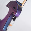 Violonchelo eléctrico Bridge Draco, acabado en color violeta/verde