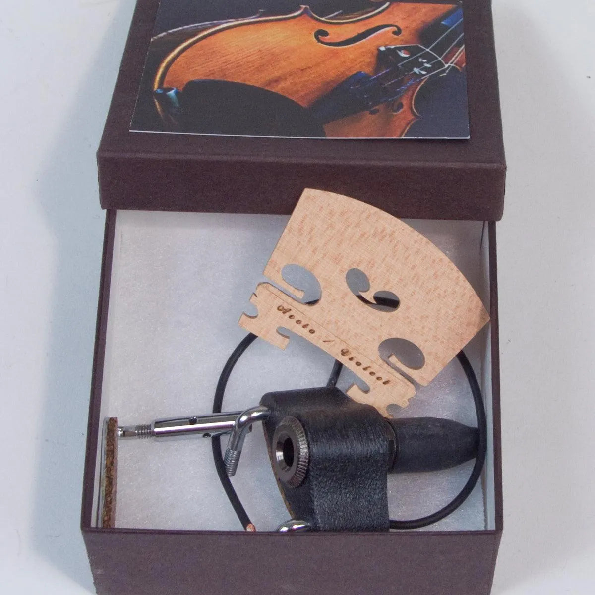 ISI Aceto/Violect Deluxe Pickup for Violin, with Carpenter Jack - Electric Violin Shop