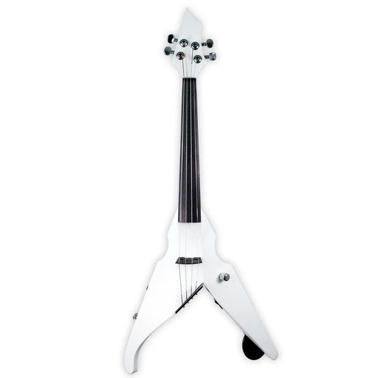 Wood Violins Viper Classic 4-string electric violin, Pearl White - Electric Violin Shop