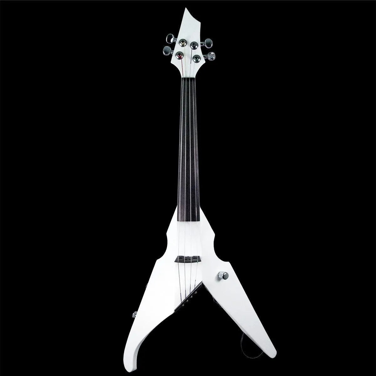 Wood Violins Viper Classic 4-string electric violin, Pearl White - Electric Violin Shop