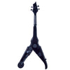 Wood Violins Viper Violín fantasma de 4 cuerdas con trastes, negro brillante con pastilla TruTone