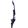 Wood Violins Viper Violín fantasma de 4 cuerdas con trastes, negro brillante con pastilla TruTone
