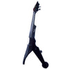 Wood Violins Viper Violín fantasma de 4 cuerdas con trastes, negro brillante con pastilla TruTone
