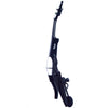 Wood Violins Viper Violín fantasma de 4 cuerdas con trastes, negro brillante con pastilla TruTone