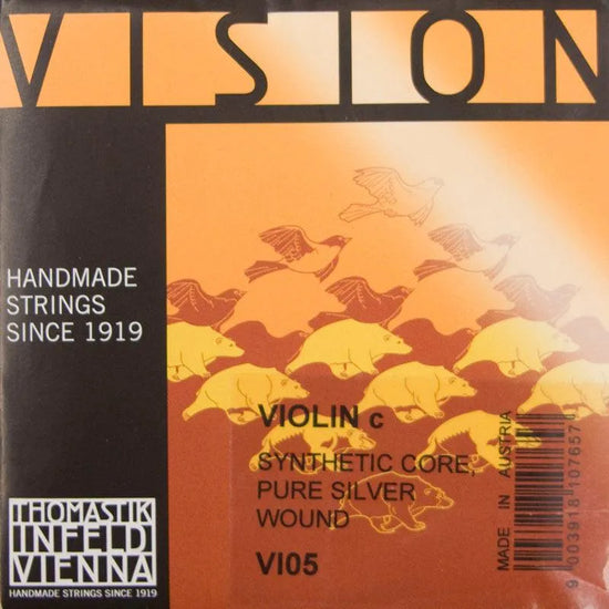 Thomastik Vision violin C string, medium - Electric Violin Shop