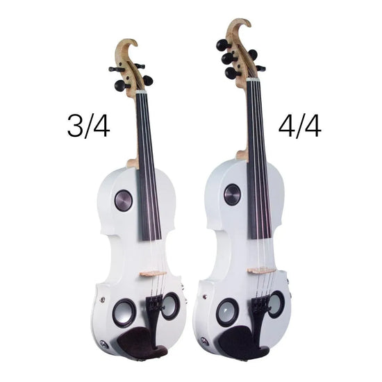 Volta Violinatron V4-R 4-string hybrid violin with built-in speakers & reverb, 3/4-size - Electric Violin Shop