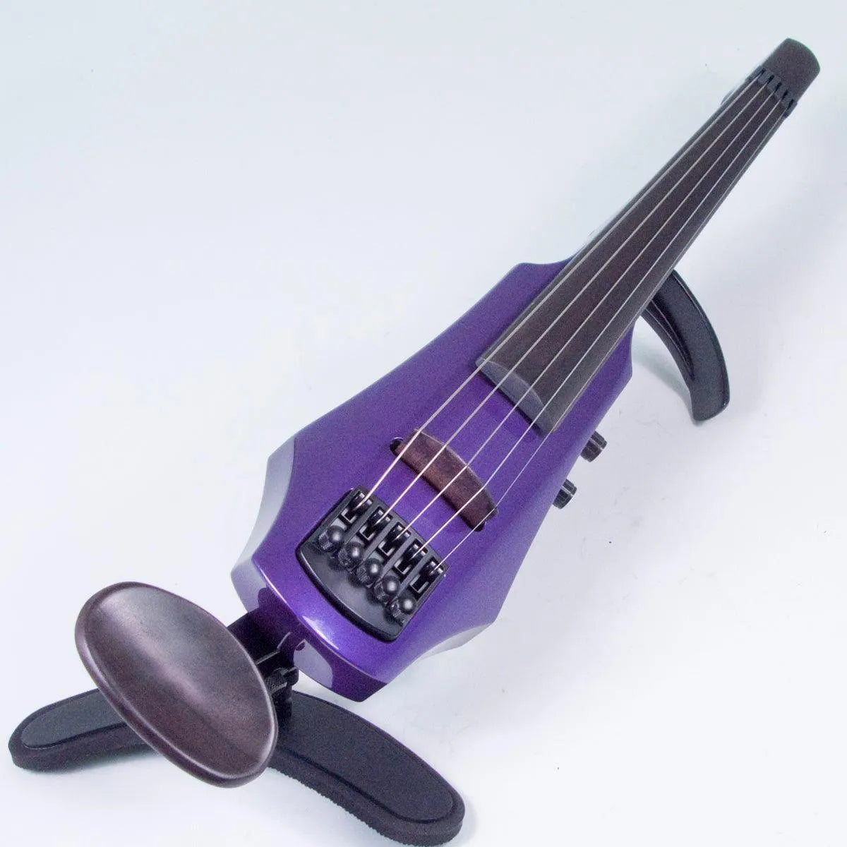 NS Design WAV 5 violin, custom purple metallic - Electric Violin Shop