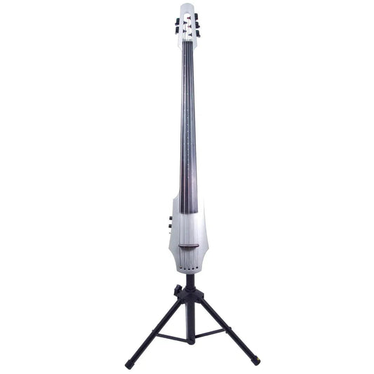 NS Design WAV5 Electric Cello, 5-string Silver Metallic