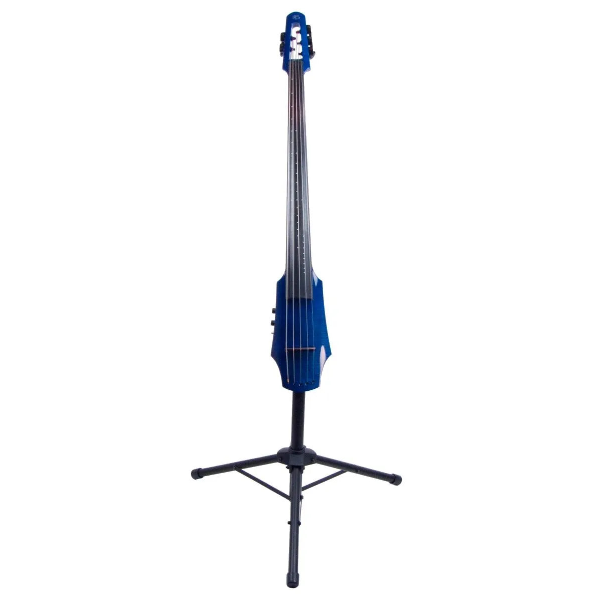 NS Design WAV5 5-string electric cello, Transparent Blue - Electric Violin Shop