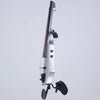 NS Design WAV 5 violin, custom silver metallic - Electric Violin Shop