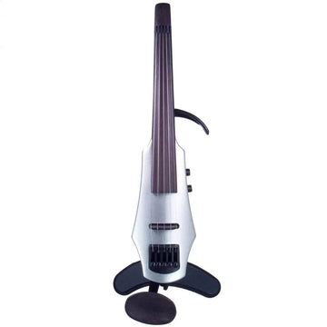 NS Design WAV5 Electric Violin, 5-string Silver Metallic