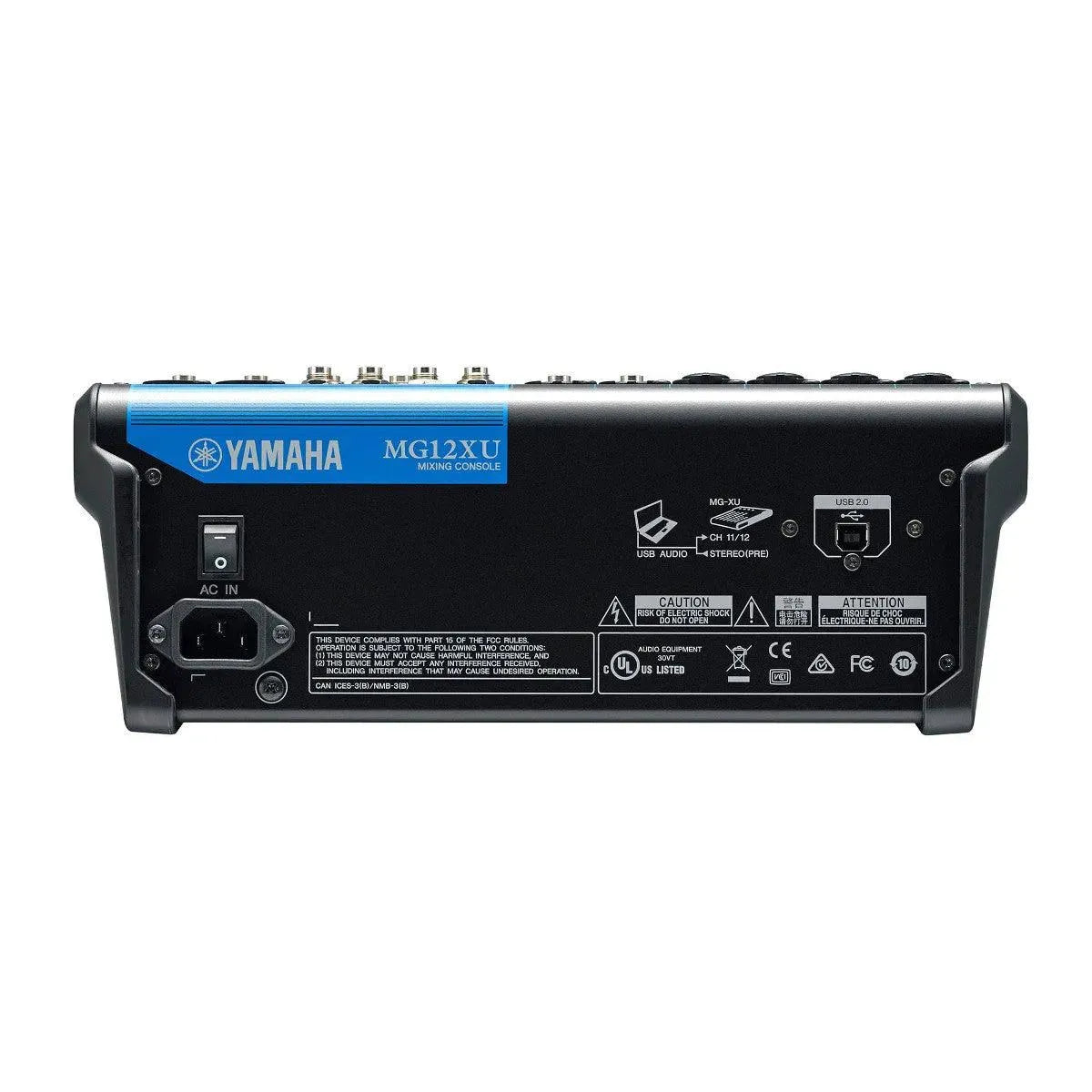 Yamaha MG12XU 12 Channel Mixing Console | Electric Violin Shop