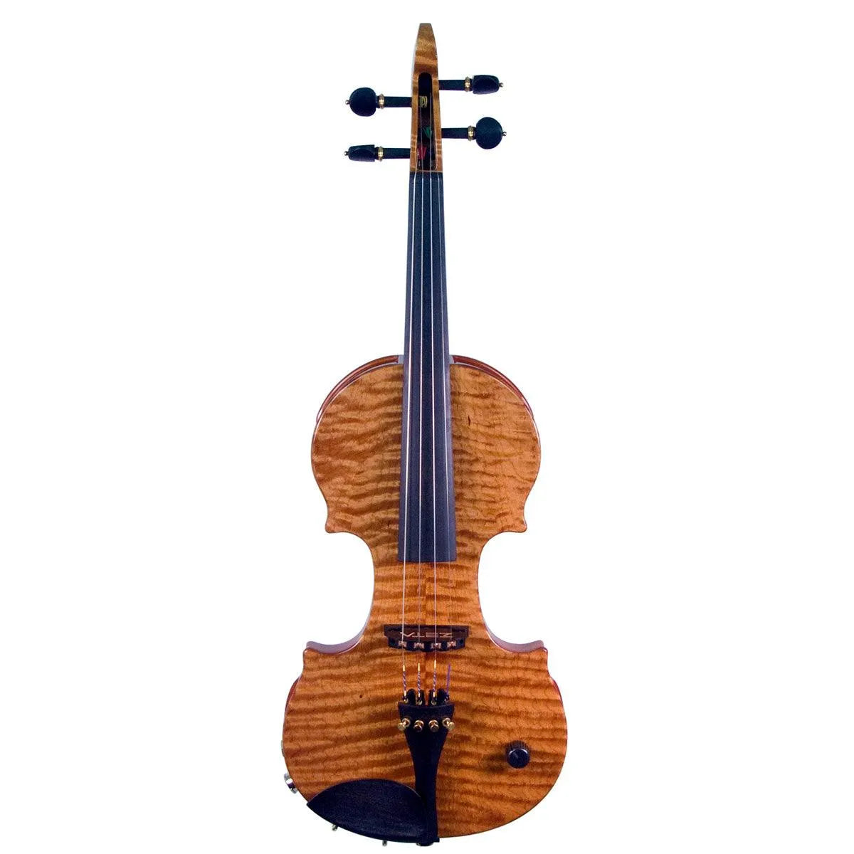 Zeta Jazz Classic CV44 electric violin, Roasted Flamed Maple top and neck - Electric Violin Shop