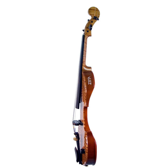 Zeta Jazz Classic CV44 electric violin, Roasted Flamed Maple top and neck - Electric Violin Shop