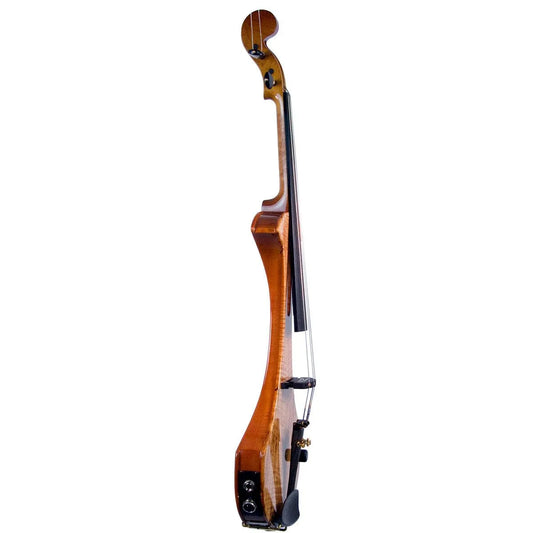 ZETA Jazz Modern 16-inch VIOLA with MIDI OUT, spalted flamed maple - Electric Violin Shop