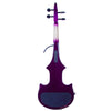 ZETA JV44 Jazz Fusion 4-string electric violin with MIDI, transparent purple finish - Electric Violin Shop