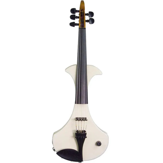 ZETA SV25 Strados Modern 5-string violin, gloss white - Electric Violin Shop